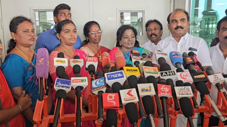 தேசிய ஜனநாயக கூட்டணிக்கு விஜய் வரவில்லை என்றால் கெடுதல்: பாஜக மூத்த தலைவர் தமிழிசை சௌந்தர்ராஜன் தூத்துக்குடி விமான நிலையத்தில் பரபரப்பு பேட்டி.!