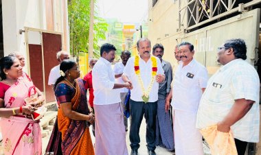 40 ஆண்டுகளுக்குப் பிறகு திறக்கப்பட்ட புதிய வழித்தடம்: விஇ ரோடு – சண்முகபுரம் – ஜார்ஜ் ரோடு இணைப்பு சாலை மேயர் ஜெகன் பெரியசாமிக்கு பொதுமக்கள் பாராட்டு