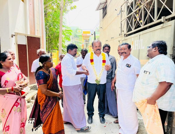 40 ஆண்டுகளுக்குப் பிறகு திறக்கப்பட்ட புதிய வழித்தடம்: விஇ ரோடு – சண்முகபுரம் – ஜார்ஜ் ரோடு இணைப்பு சாலை மேயர் ஜெகன் பெரியசாமிக்கு பொதுமக்கள் பாராட்டு