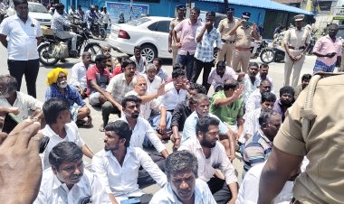 12ம் வகுப்பு மாணவி பாலியல் வன்கொடுமை செய்து கொலை.?: தூத்துக்குடி VVD சிக்னலில் உறவினர்கள் சாலை மறியல் – போலீசாருடன் தள்ளுமுள்ளு, பரபரப்பு