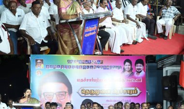 5 ஆண்டு திமுக  ஆட்சி சாதனை தொடர வேண்டுமா?’ – தெருமுனை பிரச்சாரத்தில் அமைச்சர் கீதாஜீவன் அதிரடி பேச்சு!”