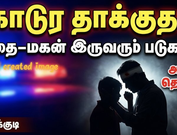 “தூத்துக்குடி அருகே இடத் தகராறு வன்முறை: தந்தை–மகன் மீது கொடூர தாக்குதல் – அரசியல் நிர்வாகி மீது குற்றச்சாட்டு”