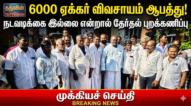 தூத்துக்குடியில் தேர்தல் விதிமுறை அமலில் அதிரடி சோதனை..! ஆவணமின்றி ரூ.75 ஆயிரம் பறிமுதல் – தமிழக வெற்றி கழகத்தினர் வைத்திருந்த பரிசுப் பொருட்கள் கைப்பற்றல்..!