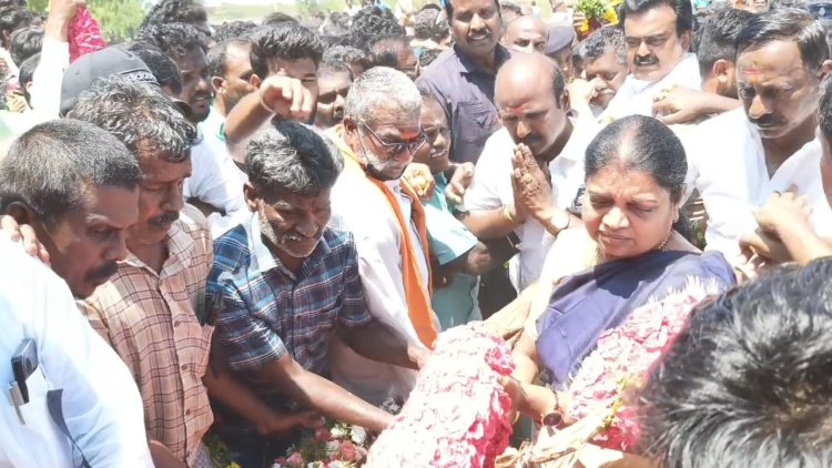 விளாத்திகுளம் அருகே கொலை செய்யப்பட்ட 12 ஆம் வகுப்பு பள்ளி மாணவியின் உடல் தகனம்..!