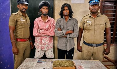 ஆறுமுகநேரியில் 2 கிலோ கஞ்சா பறிமுதல்: விற்பனைக்கு பதுக்கி வைத்திருந்த 2 இளைஞர்கள் கைது! போலீசார் அதிரடி நடவடிக்கை