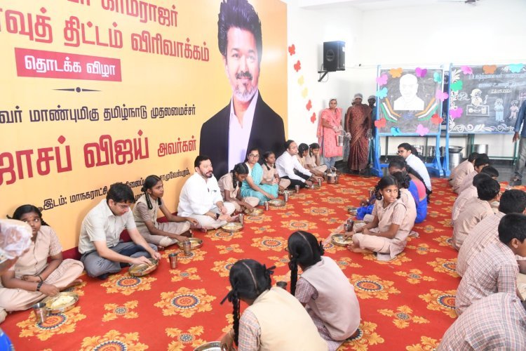 தூத்துக்குடியில் 57,259 மாணவர்களுக்கு இனி காலை உணவு! 1,378 பள்ளிகளில் காமராஜர் காலை உணவு திட்டம் விரிவாக்கம்: அமைச்சர் ஸ்ரீநாத் துவங்கி வைத்தார்!